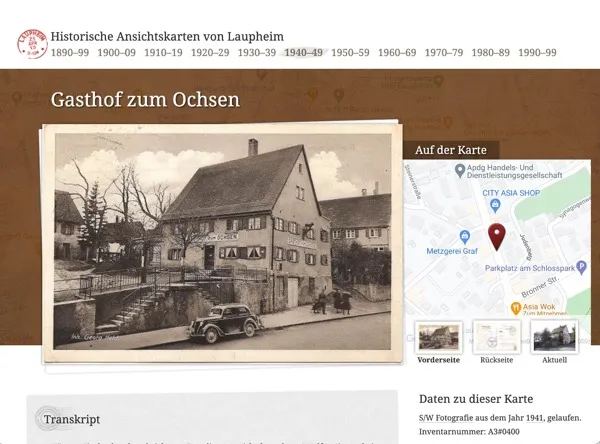 Fig. 2: The Website